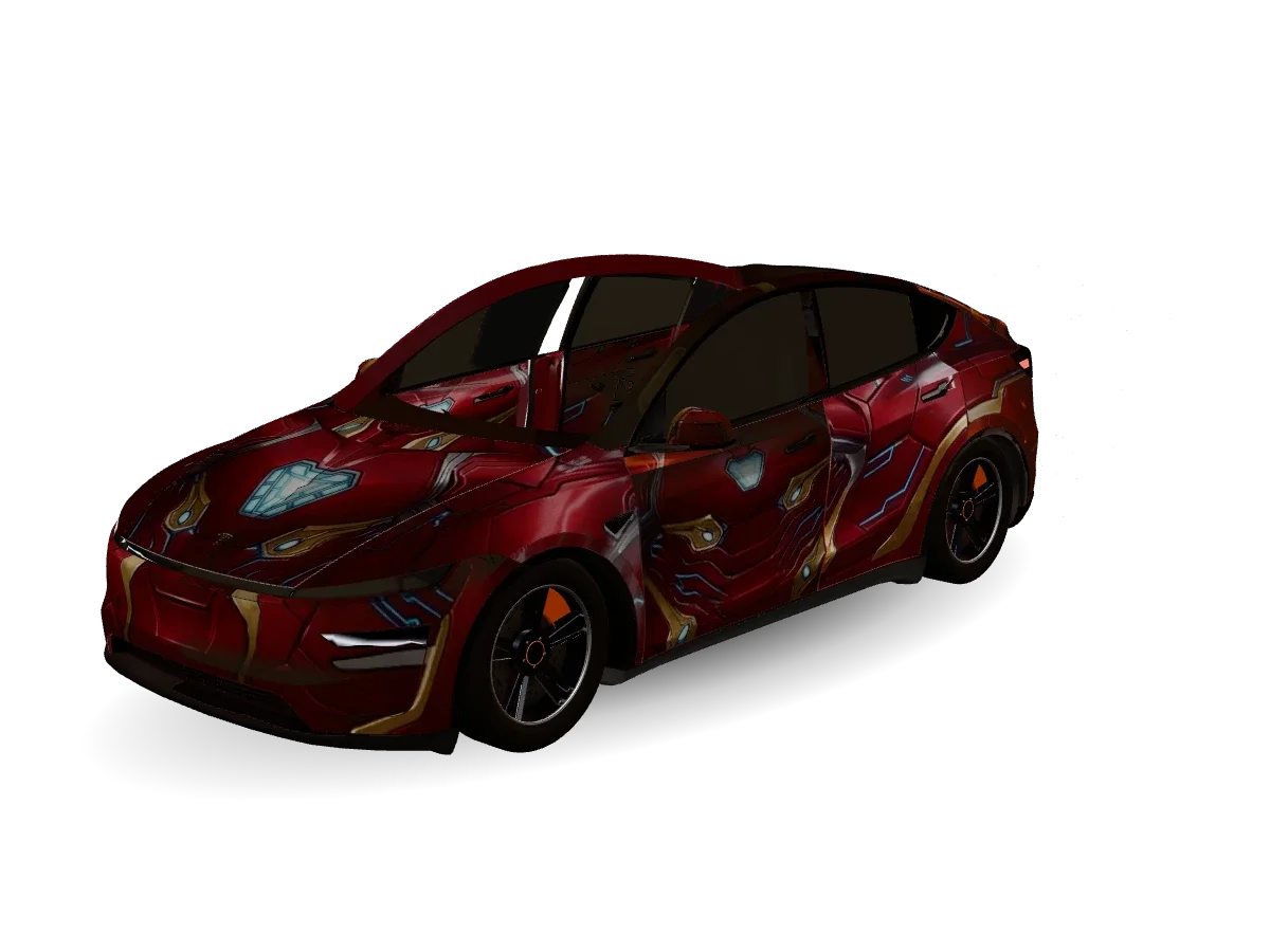 钢铁侠 纳米战甲 Tesla wrap for Model Y 2025+ Premium